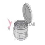 Drum,sterilizing,340mm diam